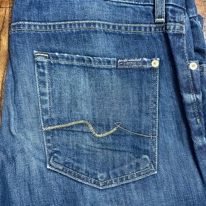 Vintage 7 For All Mankind Kimmie Bootcut Jeans in Classic Blue